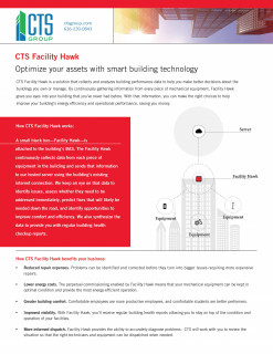 CTS Facility Hawk to optimize your assets